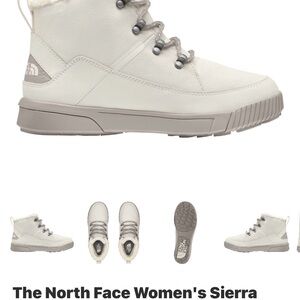 The North Face Women's Waterproof Sierra Cream Boots